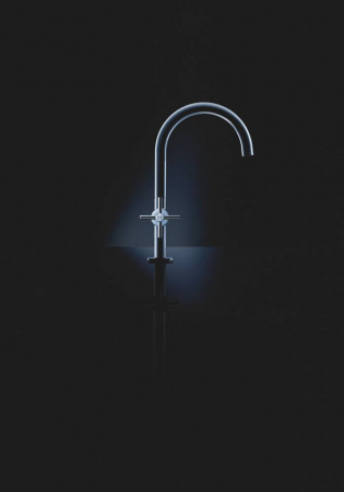 Фото смеситель для раковины grohe atrio new 21019gl3, цвет: прохладный восход солнца