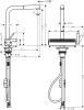 Фото смеситель для кухонной мойки hansgrohe aquno select 73836800