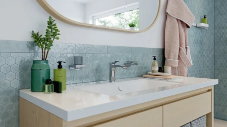 Фото смеситель для раковины hansgrohe vivenis 75020000