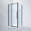 Душевое ограждение Black&White Stellar Wind 100x80 см S818 BC