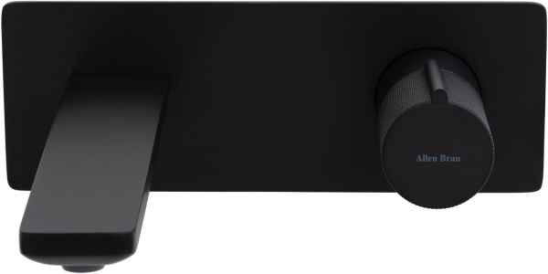 Фото смеситель для раковины allen brau liberty 5.33004-31 черный матовый