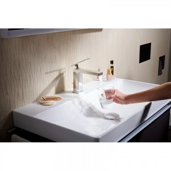 Фото смеситель для раковины hansgrohe tecturis e 73010000