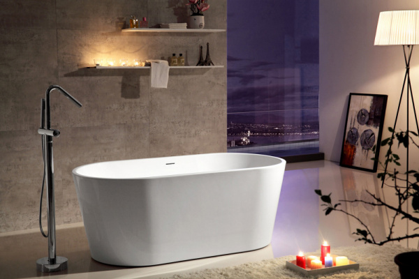 Фото акриловая ванна abber ab9203-1.4 140x70 см