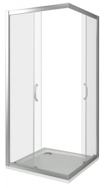 Фото душевое ограждение good door infinity cr-100-c-ch 100 см ин00020