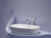 Фото раковина накладная ceramicanova element 60 см, цвет: белый cn6049mw