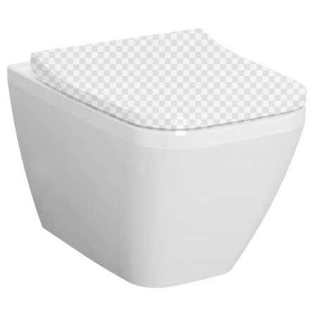 Фото унитаз подвесной безободковый vitra integra square 7082b003-0075