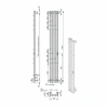 Фото электрический полотенцесушитель indigo style 4 pro 150/18 lspre150-18brrt