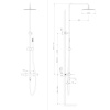 Фото душевая стойка raiber graceful rp-006