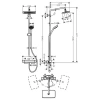 Фото душевая стойка hansgrohe croma select e 27660000