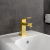 Фото смесители для биде vitra minimax square a4372625exp цвет золото