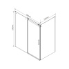 Фото душевой уголок vincea como 150x100 см vsr-1c1015cl