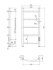 Фото электрический полотенцесушитель indigo arc lux 70/30 без полки lcale70-30brrt