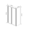 Фото душевой уголок vincea garda 80x80 см vsr-1g8080ch