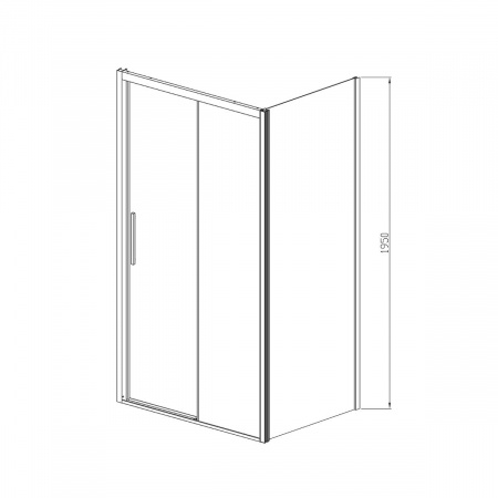 Фото душевое ограждение vincea soft 100x100 см  vsr-3so1010cl