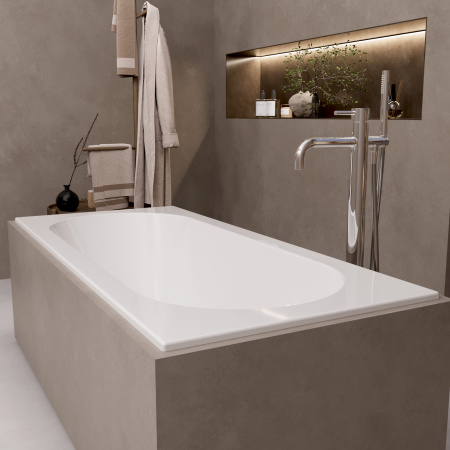 Фото акриловая ванна alba spa supreme slim 180x80 см впрсб041000100