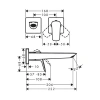 Фото смеситель для раковины hansgrohe logis fine 71256670