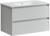 Фото тумба под раковину sancos cento 80 см, цвет: белый глянец cn80w