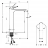 Фото смеситель для раковины hansgrohe vivenis 75042700