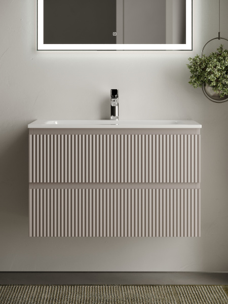 Фото тумба под раковину sancos snob r 80 см, цвет: doha soft snr80sm