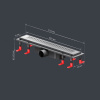 Фото душевой трап am.pm primeflow 50 см w02sc-p11-050-01sb