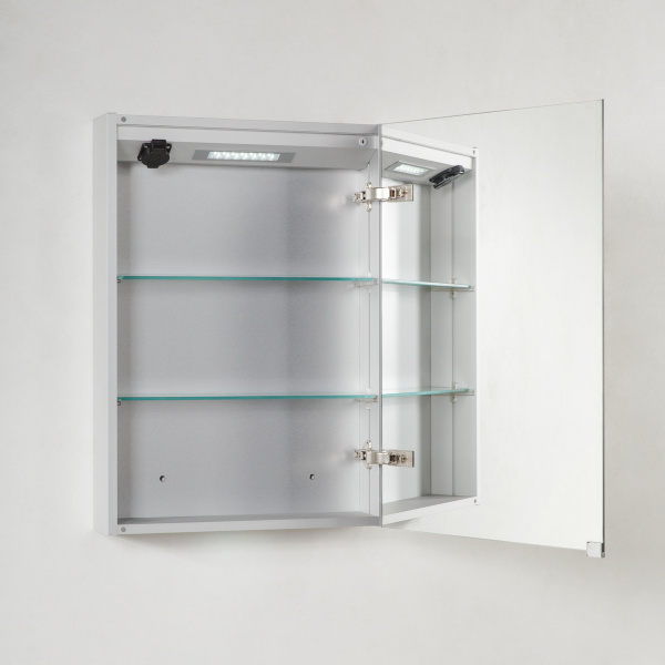 Фото зеркальный шкаф belbagno 50 см spc-1a-dl-bl-500