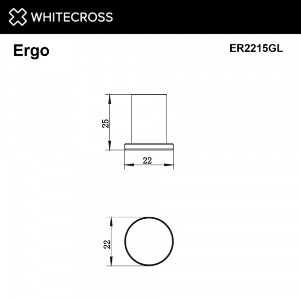 Фото крючок whitecross ergo er2215gl, цвет: золото