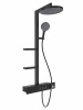 Душевая стойка AQUAme AQM8005B, цвет : черный