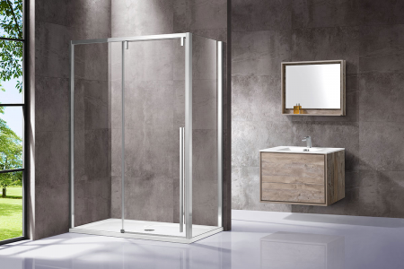 Фото душевой уголок vincea lugano 140x80 см vsr-1l8014cl-1