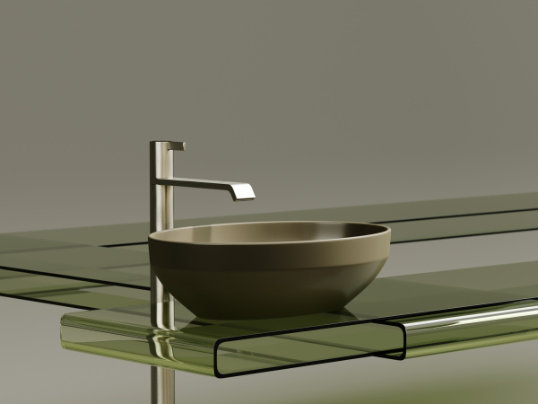 Фото раковина накладная ceramicanova element 50.2 см, цвет: капучино cn6056mc