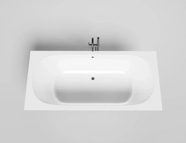 Фото ванна из искусственного камня salini ornella axis 170x75 см 103413g глянцевая