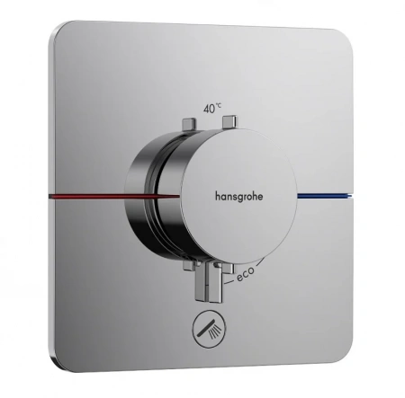 Фото термостатический смеситель для душа hansgrohe shower select comfort q 15589000