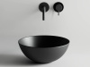 Фото раковина накладная ceramicanova element 35.8 см, цвет: черный cn6004