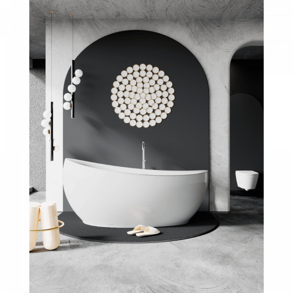 Фото акриловая ванна black&white 180x90 см sb225