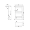 Фото электрический полотенцесушитель indigo line trinity 80/50 lсlte80-50pgnsrt