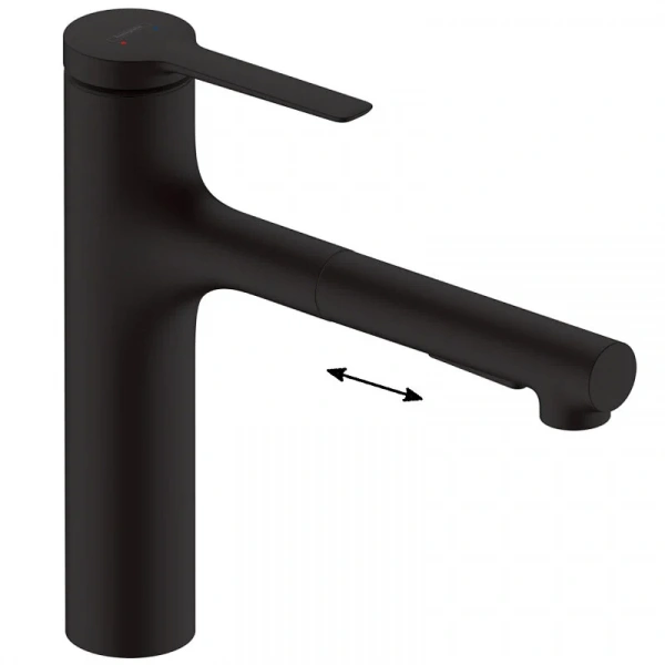 Фото смеситель для кухонной мойки hansgrohe zesis 74801670