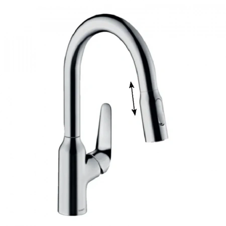 Фото смеситель для кухонной мойки hansgrohe focus 71821000
