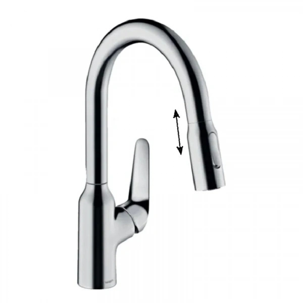 Фото смеситель для кухонной мойки hansgrohe focus 71821000