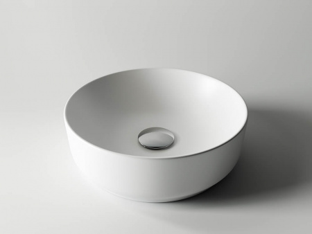 Фото раковина накладная ceramicanova element 35.5 см, цвет: белый cn6006