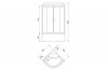 Фото душевая кабина royal bath ck rb90ck5-wt 90x90 см
