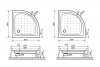 Фото поддон rgw lux/tn-p 90x90 см 16180499-41