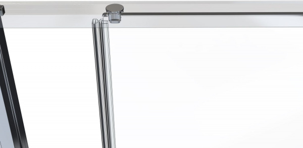 Фото душевое ограждение allen brau fantasy 140x80 3.11008.00 + 3.11011.00 хром