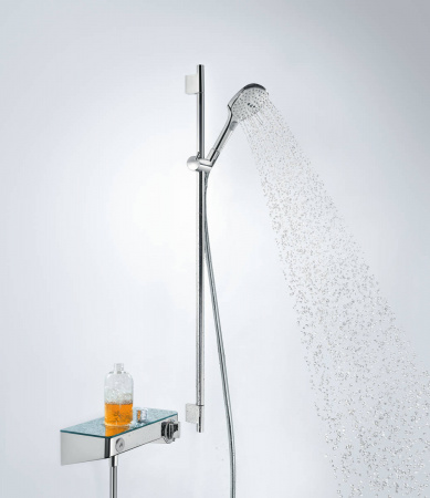Фото термостатический смеситель для душа hansgrohe showertablet 13171400