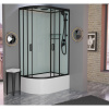 Фото душевая кабина frank f412/2r black  120x80 см 153009
