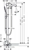 Фото смеситель для ванны hansgrohe metropol classic 31445000