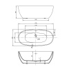 Фото акриловая ванна vincea 170x80 см vbt-405-1700mb