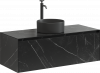 Фото тумба под раковину sancos stone 120 см, цвет: черный st120nm