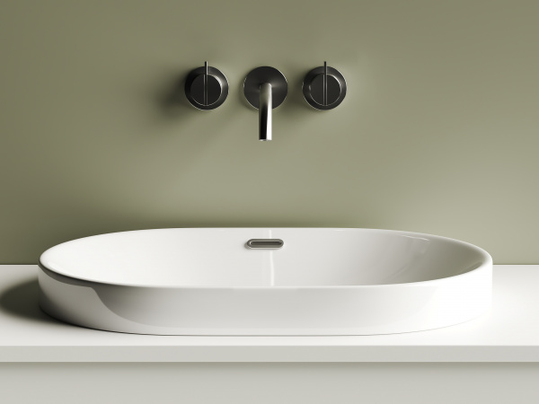 Фото раковина встраиваемая ceramicanova element 60 см, цвет: белый cn5020