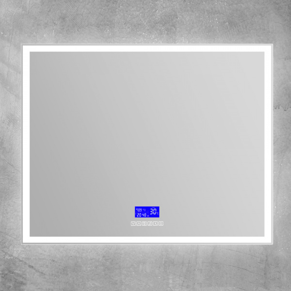 Фото зеркало с подсветкой belbagno 100 см spc-grt-1000-800-led-tch-rad