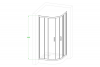 Фото душевое ограждение royal bath hkd rb100hkd-c-bl 100x100 см