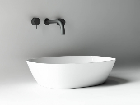 Фото раковина накладная ceramicanova element 50 см, цвет: белый cn5005